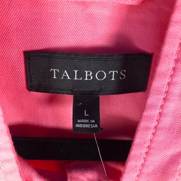 Talbots Classic Casual Jacket Strawberry Pink - Picture 7 of 17